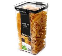 Sistema Ultra Tritan Contenitori ermetici per dispensa e cucina | 1,3 l | Impilabili | Con clip | Privi di BPA