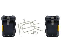 Sistema Valigetta per Yamaha XT 660 Z Tenere Edelstahlträger 2x 45Liter