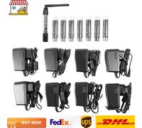 Sistema wireless 7RX+1TX DMX512 Kit ricetrasmettitore wireless DMX512 2,4 GHz G ISM, sistema DMX a 126 canali