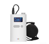 Sistema wireless della guida turistica 2.4G, cavo audio portatile del ricevitore del trasmettitore del trasmettitore, chiara comunicazione per tour ed eventi (ricevitore BIANCO)
