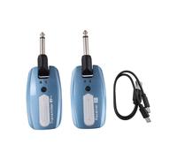 Sistema Wireless per Chitarra, Trasmettitore e Ricevitore Wireless per Chitarra Elettrica, Ricaricabile Tramite USB, Sistema Wireless per Basso, B