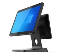 sistemas POS a doppio schermo - 15,6" + 11,6" | per ristoranti, caffetterie e piccole imprese, Registratore di cassa touch multifunzione con i5, 8 GB di RAM