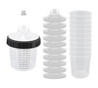 Sistemi a tazza spruzzatore di vernice con anelli di fissaggio per progetti marini automobilistici uso professionale 600/810ml forniture per pittura