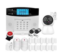 Sistemi Allarme Casa App Control Smart Wifi GSM di allarme for la sicurezza domestica Schermo LED Sensore porta senza fili Rilevatore PIR(I)