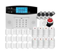 Sistemi Allarme Casa App Control Smart Wifi GSM di allarme for la sicurezza domestica Schermo LED Sensore porta senza fili Rilevatore PIR(H)