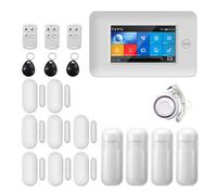 Sistemi Allarme Casa Di Allarme Sicurezza Controllo APP Con Schermo A Colori Full Touch Sensore Porta Intelligente Wireless WiFi(R)