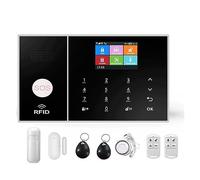 Sistemi Allarme Casa Di Allarme Sicurezza For La Casa Wifi Smart Life App Control Kit Antifurto Con Sensore Porta Funziona APP(B)