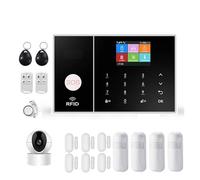 Sistemi Allarme Casa Di Allarme Wifi GSM For Sicurezza Wireless Domestico E Aziendale Con Telecomando APP For Sensore Pir Porta(J)