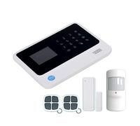 Sistemi Allarme Casa Grande Touch Screen GSM Wifi di Allarme Domestico APP Telecomando Multilinguismo Intelligente Home Safty Antifurto(1 set GSM Wifi Alarm)
