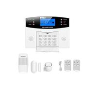 Sistemi Allarme Casa Tuya Smart Wireless Wired Wifi Di Allarme Antifurto Sicurezza Domestica Con Rilevatore Sensori Movimento For Porte Quadrante Automatico(Kit D)