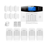 Sistemi Allarme Casa Tuya WiFi Home Security Smart Alarm System Kit Antifurto APP Mobile Controllo Remoto Con Rilevatore(F)