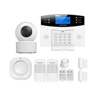 Sistemi Allarme Casa Tuya WiFi Home Security Smart Alarm System Kit Antifurto APP Mobile Controllo Remoto Con Rilevatore(I)