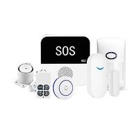 Sistemi Allarme Casa Wireless WiFi Smart Home Automation di allarme Kit protezione sicurezza con sensore antifurto(KIt B)