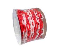 Sistemi Catena Sicurezza Riflettente Grado Industriale 25m Catena Collegamento In Plastica Spessore 6 Mm/8 Mm Per Area Temporanea Bloccante Gialla Demarcazione Della Zona