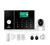 Sistemi Di Allarme Sicurezza 4G Tuya Smart WIFI Funziona Con Rilevatori Movimento Wireless Domestici Allarmi Semplice Sicuro(D)