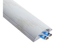 Sistemi di canalizzazione cavi, Gestione dei cavi della canalina for Multicolor Larghezze multiple Lega di alluminio da 39 pollici(White,Width 58Mm)