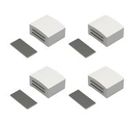 Sistemi di chiusura antirumore senza fermaporta a prova di armadio non trapano porte catture 4 pezzi per armadi senza trapano serrature per porte