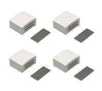 Sistemi di chiusura antirumore senza fermaporta a prova di armadio non trapano porte catture 4 pezzi per armadi non sbattere hardware per armadi