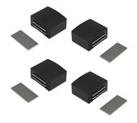 Sistemi di chiusura antirumore senza fermaporta a prova di armadio non trapano porte catture 4 pezzi per armadi senza trapano serrature per porte