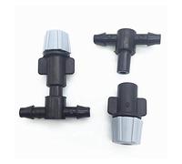 Sistemi di irrigazione 100 pezzi di ugelli for nebbia da giardino agricolo serie 4/7 connettore a barilotto e gruppo dispositivo di raffreddamento ad acqua for sistema di irrigazione del prato