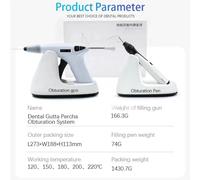 Sistemi di otturazione canalare gutta-percha endodonzia pistola +penna Kit