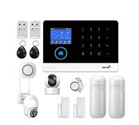 Sistemi di sicurezza domestica, di allarme sicurezza domestica GSM citofono telecomando composizione automatica rilevatori 433 MHz controllo APP Tuya(N)