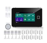 Sistemi di sicurezza domestica, di allarme sicurezza Tuya Display umidità della temperatura armato impronte digitali 433 MHz Wireless Smart Home Burglar(G60-I set)