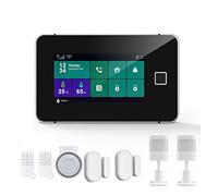 Sistemi di sicurezza domestica, di allarme sicurezza Tuya Display umidità della temperatura armato impronte digitali 433 MHz Wireless Smart Home Burglar(G60-C set)