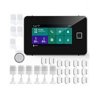 Sistemi di sicurezza domestica, di allarme sicurezza Tuya Display umidità della temperatura armato impronte digitali 433 MHz Wireless Smart Home Burglar(G60-L set)