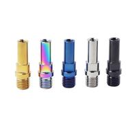 Sistemi di staffa freno V-Brake M10 for bicicletta, vite, base della colonna del freno, bullone in titanio, perno, vite del telaio, parti della forcella della bici, 1 paio(Titanium)