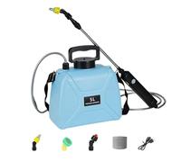 Sistemi Elettrici 5L Multifunzionale Per La Pulizia Della Pianta PET 3 Sistemi Ugelli Telescoping Spruzzo A Bordo PP Giardino