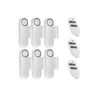 Sistemi Sicurezza Casa Allarme sensore magnetico for porte e finestre senza fili 120dB Antifurto Rilevatori di telecomando da 300 piedi allarme sicurezza domestica(Alarm Kit 7)