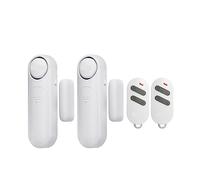 Sistemi Sicurezza Casa Allarme sensore magnetico for porte e finestre senza fili 120dB Antifurto Rilevatori di telecomando da 300 piedi allarme sicurezza domestica(Alarm Kit 4)