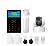 Sistemi Sicurezza Casa Di Allarme For Casa Intelligente Tuya Adatto For Interno Familiare Sicurezza Remoto For Telefono WiFi(K)