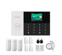 Sistemi Sicurezza Casa Di Allarme GSM WIFI Kit Intelligenti Sicurezza Domestica RFID Rilevatore Movimento PIR Con Controllo APP Telecamera IP(PG105-E..)