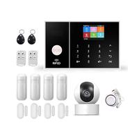 Sistemi Sicurezza Casa Di Allarme Sicurezza Domestica GSM WIFI Wireless Con Sensore Movimento Antifurto For Casa Intelligente Compatibile Tuya IP Camrea(N)