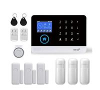 Sistemi Sicurezza Casa Di Allarme Sicurezza Domestica Wireless WIFI 4G For L'APP Tuya Smartlife Con Rilevatore Sensori Movimento For Animali Domestici(C)