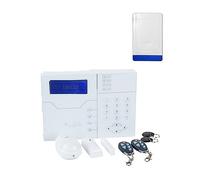 Sistemi Sicurezza Casa Messa a fuoco Controllo allarme Allarme IP Wireless GSM domestico TCP di con sirena flash stroboscopica esterna(433Mhz Frequency)