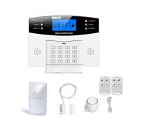 Sistemi Sicurezza Casa Tuya Smart Wireless Wired Wifi Di Allarme Antifurto Sicurezza Domestica Con Rilevatore Sensori Movimento For Porte Quadrante Automatico(Kit C)