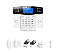 Sistemi Sicurezza Casa Tuya Wifi Di Allarme GSM Sicurezza Domestica Wireless Controllo Remoto Quadrante Automatico Sensore Porta PIR Sirena(Kit B)