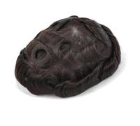 Sistemi traspiranti Protesi capillare maschile Parrucca uomo in pizzo completo Base in pizzo Capelli umani Attaccatura Capelli Sottile(#2,6x8)