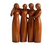 Sister Figurines - Resin Sisters Friendship Sculpture | Ornament For Desk Bookshelf Bedside Workplace Living Room Tea Table Dorm Home Office Display | Display Living Room Tea Table Dorm Apartment Sist