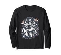 Sister My Forever Angelo Custode Memorial Remembrance Maglia a Manica