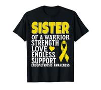 Sister of a Warrior Endometriosis Awareness Support Women Maglietta