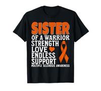 Sister of a Warrior Multiple Sclerosis Awareness MS Gifts Maglietta