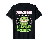 Sister of Leap Day Girl 29 febbraio Compleanno Anno bisestile Maglietta