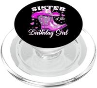 Sister of the Birthday Girl Viola Cowgirl Stivali & Cappello PopSockets PopGrip per MagSafe