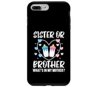 Sister Or Brother What's In My Mother Baby Annuncio Custodia per iPhone 7 Plus/8 Plus