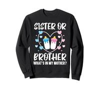 Sister Or Brother What's in My Mother Baby Annuncio Felpa