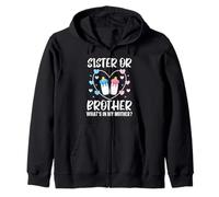 Sister Or Brother What's in My Mother Baby Annuncio Felpa con Cappuccio